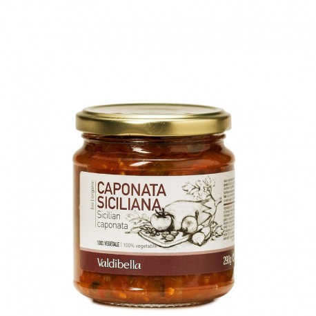 Caponata di Melanzane Siciliane Biologica gr.180